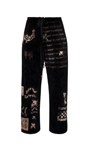 Yummy mummy trackpants in black