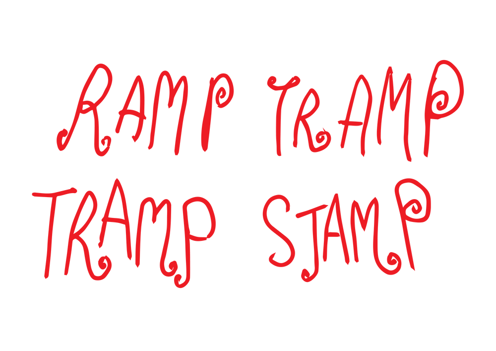 RAMP TRAMP TRAMP STAMP